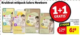 Kruidvat Kruidvat midpack luiers Newborn aanbieding