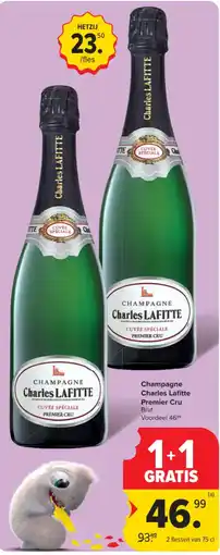 Carrefour Champagne Charles Lafitte aanbieding