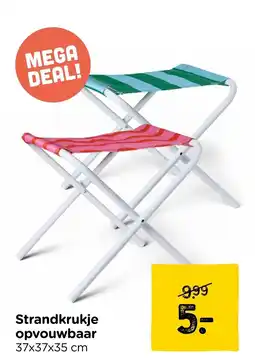 Xenos Strandkrukje opvouwbaar aanbieding