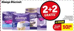 Kruidvat Always discreet aanbieding
