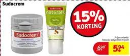 Kruidvat Sudocrem naturals babycrème aanbieding
