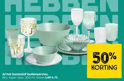 Xenos Al het kunststof buitenservies aanbieding