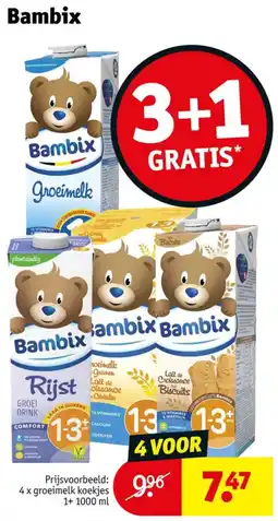 Kruidvat Bambix groeimelk aanbieding