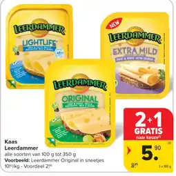 Carrefour Kaas Leerdammer aanbieding