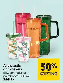 Xenos Alle plastic drinkbekers aanbieding