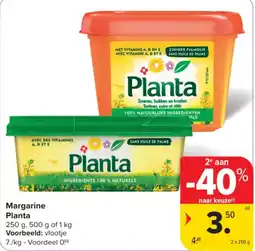Carrefour Margarine Planta aanbieding