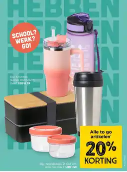 Xenos Alle to go artikelen aanbieding