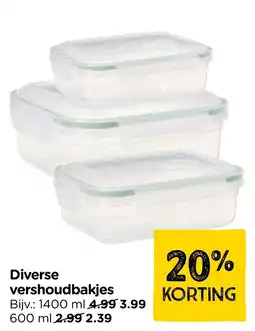 Xenos Diverse vershoudbakjes aanbieding