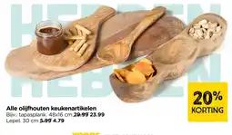 Xenos Alle olijfhouten keukenartikelen aanbieding
