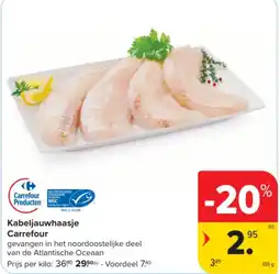 Carrefour Kabeljauwhaasje Carrefour aanbieding