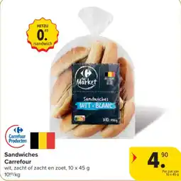 Carrefour Sandwiches Carrefour aanbieding