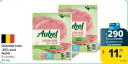 Carrefour Ontvette ham aanbieding