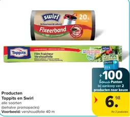 Carrefour Toppits en Swirl aanbieding