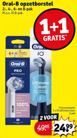 Kruidvat Oral-b opzetborstel aanbieding