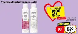 Kruidvat Therme douchefoam en -olie aanbieding