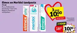Kruidvat Elmex en Meridol tandpasta aanbieding