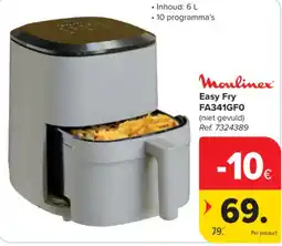 Carrefour Moulinex Easy Fry aanbieding