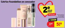 Kruidvat Catrice foundation en concealer aanbieding
