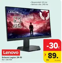 Carrefour Scherm Legion 24-10 aanbieding