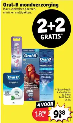 Kruidvat Oral-B mondverzorging aanbieding