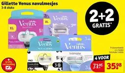 Kruidvat Gillette Venus navulmesjes aanbieding