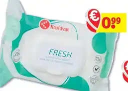 Kruidvat Fresh vochtig toilet papier aanbieding