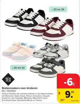 Carrefour Skatesneakers voor kinderen aanbieding
