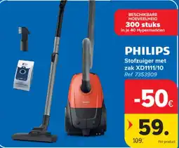 Carrefour Stofzuiger met zak aanbieding