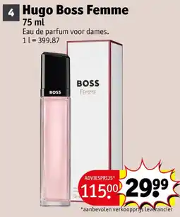 Kruidvat Hugo Boss Femme aanbieding