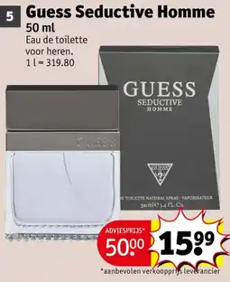 Kruidvat Guess seductive homme aanbieding