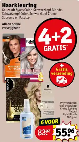 Kruidvat Haarkleuring aanbieding