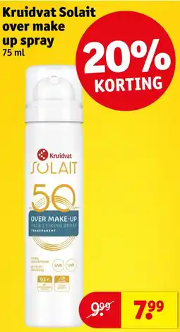 Kruidvat Kruidvat Solait over make up spray aanbieding
