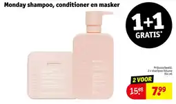 Kruidvat Monday shampoo, conditioner en masker aanbieding