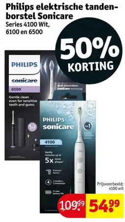 Kruidvat Philips elektrische tandenborstel Sonicare aanbieding