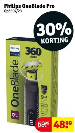 Kruidvat Philips oneblade pro aanbieding