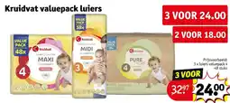 Kruidvat Kruidvat valuepack luiers aanbieding