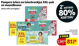 Kruidvat Pampers luiers en luierbroekjes aanbieding