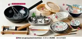 Carrefour Wok van gerecycleerd aluminium aanbieding