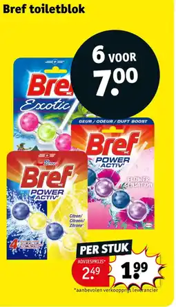 Kruidvat Bref toiletblok aanbieding
