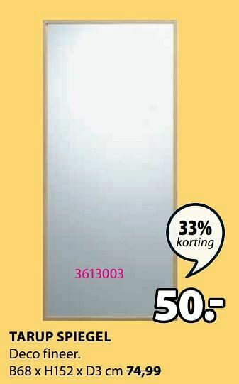 Jysk Tarup spiegel aanbieding