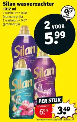 Kruidvat Silan wasverzachter aanbieding