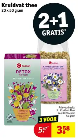 Kruidvat Kruidvat thee aanbieding