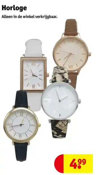 Kruidvat Horloge aanbieding