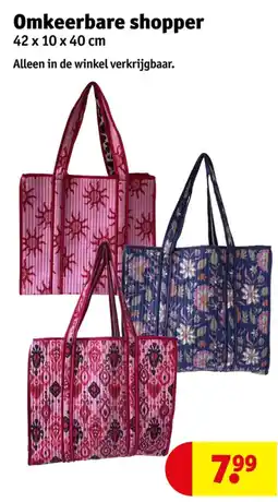 Kruidvat Omkeerbare shopper aanbieding