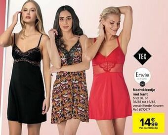 Carrefour Nachtkleedje met kant aanbieding