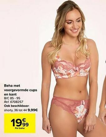 Carrefour Beha met voorgevormde cups aanbieding