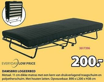 Jysk Damsbro logeerbed aanbieding