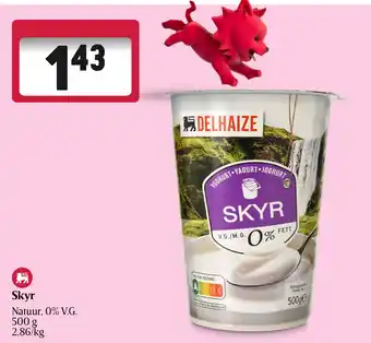 Delhaize Skyr aanbieding