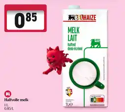 Delhaize Halfvolle melk aanbieding