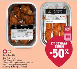 Delhaize Gegrilde kip aanbieding